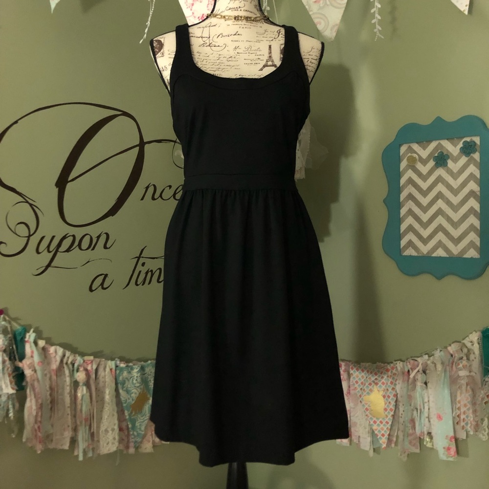 Cynthia Rowley little Blac dress with pockets M